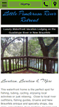 Mobile Screenshot of littleponderosariverretreat.com